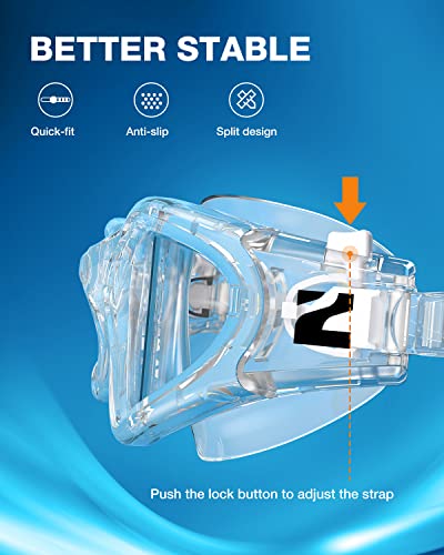 ZIONOR Swim Goggles, G1 SE Swimming Goggles Anti-Fog for Adult Men Women - color: A1-clear Lens Clear Frame