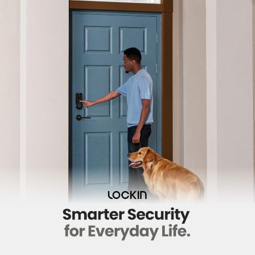 Lockin Veno Pro, All-in-One Smart Lock for Front Door - size: Single Battery, style: Palm Vein+32G Local Storage