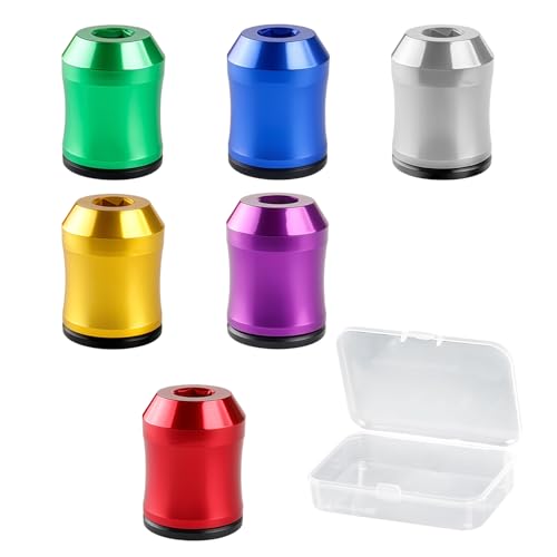 6 Pcs Screwdriver Head Magnetic Ring, Magnetic Drill Bit Holder - color: 6