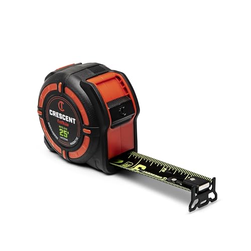 Crescent Lufkin 25 Ft. WORKHORSE NITE EYE Magnetic Tape Measure | LM1125NE - size: 25' Magnetic, style: SAE