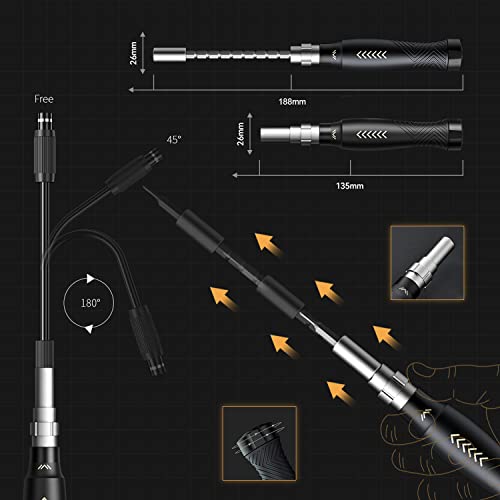JAKEMY Professional Screwdriver Set for Electronics Repair, Computer Screwdriver Kit with 126 Magnetic Precision Bit Set and Opening Tool Kit for Laptop, MacBook, iPhone, Tablet, Watch, Modding, DIY - color: Jm164 - 164 in 1