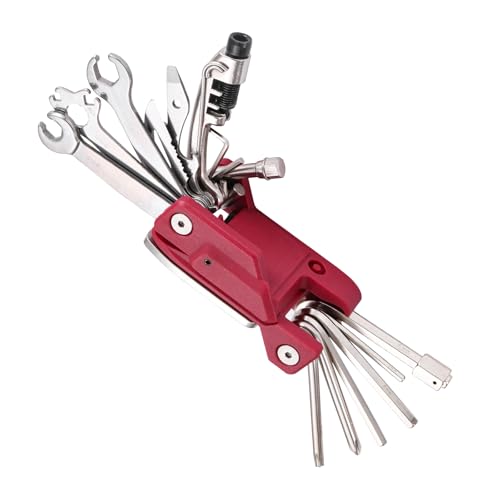 21 Bike Repair Multitool Kit with Carry Case, Portable Cycling Tool Kits (21 in 1), Bicycle Tools Kit Set with Allen Wrench, Chain Tool, Bicycle Spoke Wrench