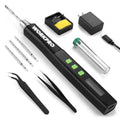 WORKPRO DC Soldering Iron Kit, Fast Heating Soldering Iron Pen with 3 Tips