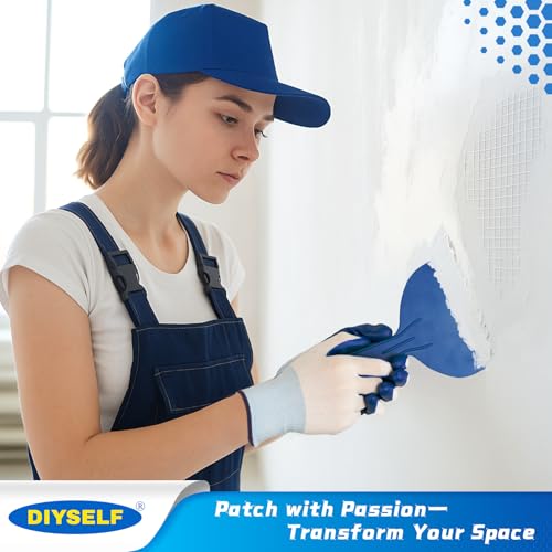 DIYSELF 21 Pack Drywall Repair Kit, 14 Mesh Patches, Wall Patch Repair Kit - size: 21 Pack