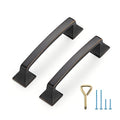 Ravinte Oil Rubbed Bronze Cabinet Handles Cabinet Pulls 3-3/4 Inch, 10 Pack - color: Oli Rubber Bronze, size: 3-3/4 Inch Hole Center