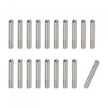 uxcell 3x12mm Dowel Pins, 50pcs 304 Stainless Steel Round Head Flat Chamfered End Dowel Pin Bunk Bed Pins Shelf Pegs Support Shelves Fasten Elements - size: 3x12mm