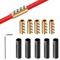 GRZWAYS 6 8 10 AWG Gauge Wire Connector Nut Kit, Copper Connection Terminal - style: 5 sets