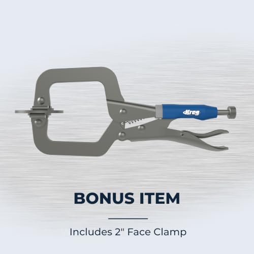 Kreg Pocket-Hole Jig 320 with Classic 2 Inch Face Clamp, KPHJ320-22