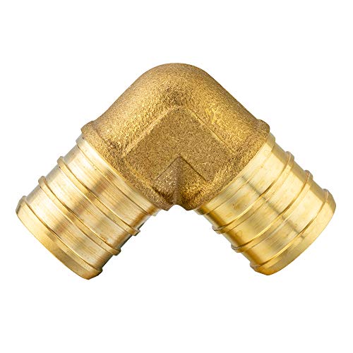 (Pack of 60) EFIELD 3/4" Barb Pex Brass Crimp Fittings Combo - size: 3/4"(Pack of 60)