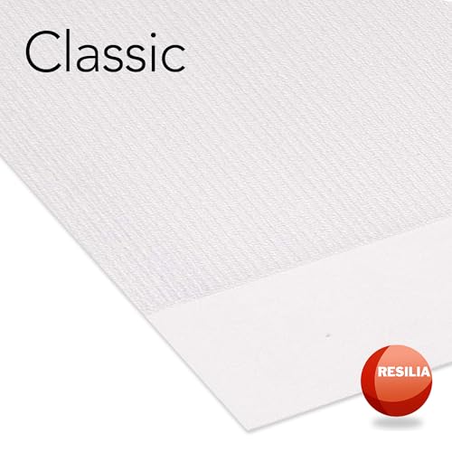 RESILIA Premium Clear Floor Protector Mat – Heavy-Duty Plastic Vinyl Covering for Hardwood, Tile, or Laminate Floors, Table, or Desk –American Modern Pattern 27" x 15" Waterproof Roll, Made in USA - size: 27" x 15"