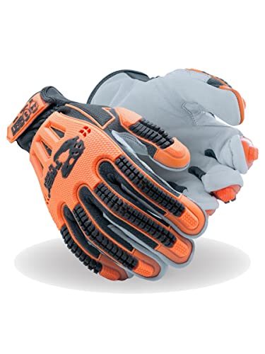 MAGID T-REX Windstorm Series Coolmesh ANSI A4 Impact Gloves, 36 Pairs, Size 9/Large (TRX744) - size: 9/L, style: 36 Pairs