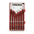 STEELMAN Precision Steel Shaft 6-Piece Electronics Screwdriver Set, Variety of Slotted/Phillips Sizes, Swivel-Head, Storage Case Included - size: 6-Piece Steel