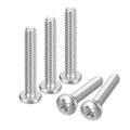 uxcell #6-32x7/8 Pan Head Machine Screws 304 SS Phillips Drive, 25 Pack - size: #6-32x7/8"