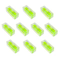 ZUJHPYMI 10Pcs Small Bubble Level 10x10x29mm Mini Square Bubble Spirit Levels Precision Measuring Layout Tools (10x10x29mm, Non-Magnetic) - size: 10x10x29mm, Non-Magnetic