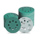 5 Inch 8 Hole P40 Grit Zirconia Wet Dry Sanding Discs - 40 Pack - size: 40 Grit
