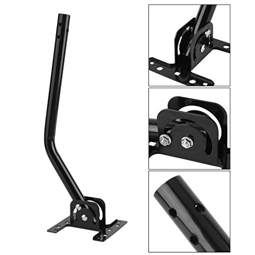 Adjustable Satellite Dish Antenna Mount 1 Inch for Roof or Wall Installation, TV J Pole Mounting Bracket Weatherproof, Hardware Included