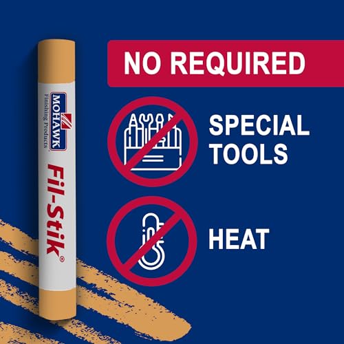 Mohawk Fil-Stik Wax Putty Stick for Wood Repair, Light Golden Oak M230-0415, 1 Count