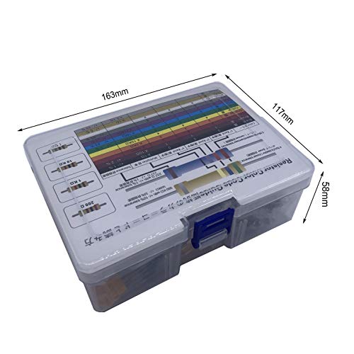 Electronic Component Kit Total 1390 Pcs, LED Diodes