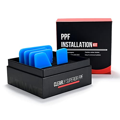 NEWISHTOOL Blue PPF Squeegee Kit Paint Protection Film Installation Tools - color: Blue With Box Set