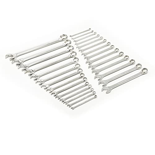 GEARWRENCH 28 Piece Combination Wrench Set, 6 Point, SAE & Metric, 81923 (Pack of 2) - size: SAE/Metric (Pack of 2)