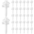 Jetec 32 Pieces Toilet Seat Screws Replacement Kit, White - color: White