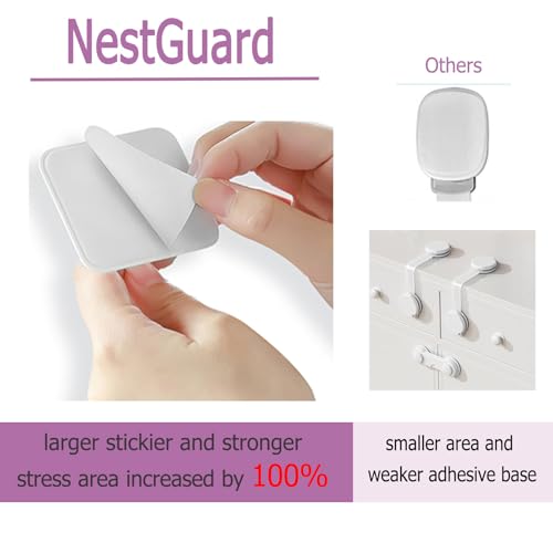 No Drill Adhesive Furniture Anchor, 2Pack - size: 2 Pack