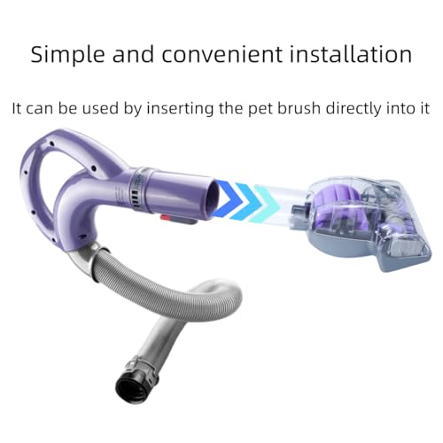Upgraded Pet Hair Power Brush Tool Attachment for Shark Navigator Lift-Away Deluxe Upright NV360 NV350 NV352 NV356E NV370 NV22L UV420 UV410 UV440 Vacuum Replacement Parts Numbers 119FFJ Purple