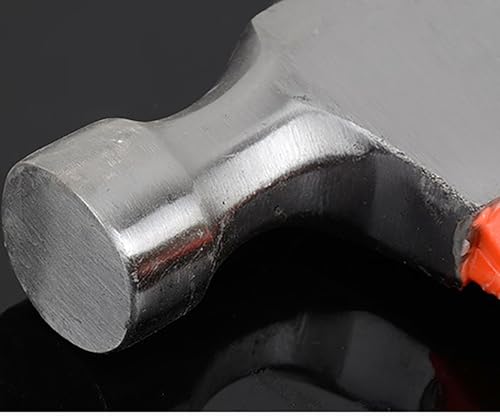 Claw Hammer, 21 Oz Forged Steel Stubby Tack Hammer with Shock-absorbing Leather Handle for Driving and Pulling Out Nails (1)