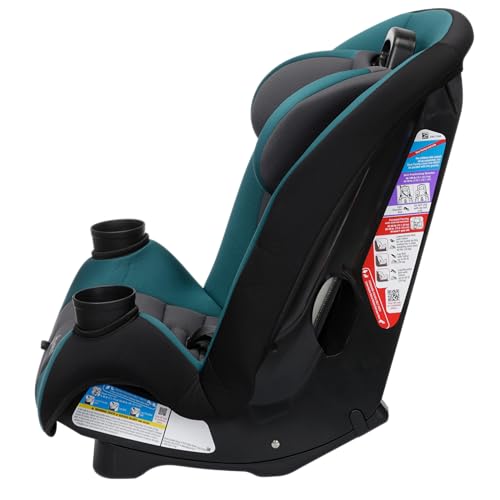 Safety 1st Ellaris 3-in-1 Convertible Car Seat, Slim Fit Design, Rear & Forward-Facing, 5-Position Headrest, Travel-Friendly with Machine-Washable Seat Pad, Peacock Blue - color: Peacock Blue