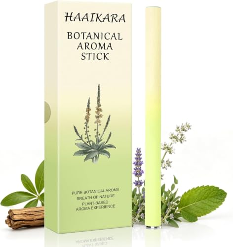 Herbal Air Stick Plant-Based Extracts, Breathing Support, Oral Freshness Non-Electric Personal Air Diffuser, Portable Smoking Alternative Accessory for Home Office Travel Smokeless Inhaler