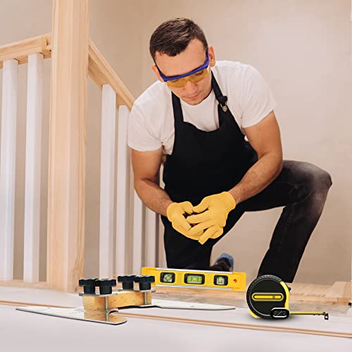 NAACOO Stair Tread Template Tool, with Level&Tape Measure&Carpenter Pencil