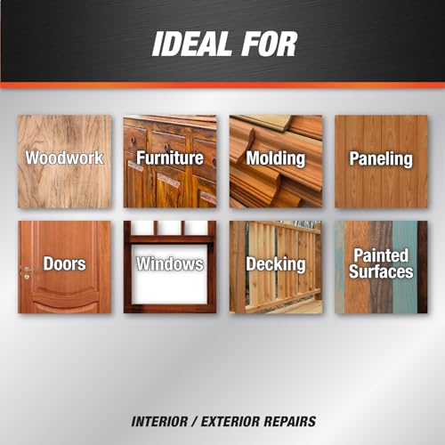 DAP Plastic Wood All Purpose Latex Wood Filler, White, 6 Oz - Packaging May Vary (Pack of 6) - color: White, size: 6 Oz. (Pack of 6), style: Plastic Wood