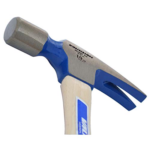 Vaughan 122-01 9 10-Ounce Little Pro Rip Hammer, 10-Ounce, Hickory Handle