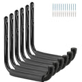 Heavy Duty Steel Garage Storage Hooks, 9.5Inches Jumbo Arm Ladders Utility Rack, Wall Mounted Hanger Organizer for Tools, Bikes, Jeep Door - style: 9.5Inch, pack of 6