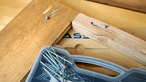 Massca M2 PRO Aluminum Pocket-Hole Jig System with 500 Pocket-Hole Screws