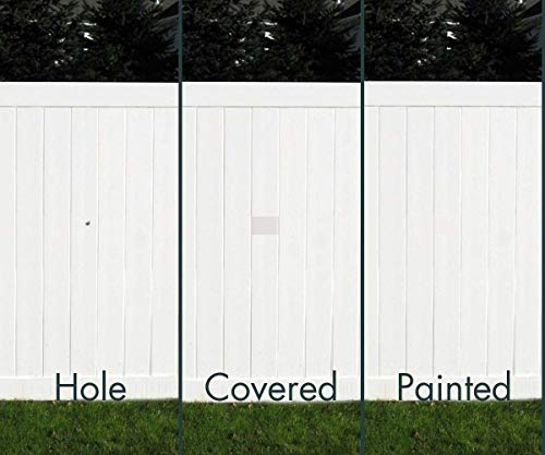 Vinyl Siding Repair Kit, Cover Any Cracks, Holes, or Blemishes on Vinyl Siding (12 Patches)