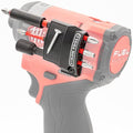 Simon Tools Magnetic Bit Holder for Milwaukee M12 Fuel Surge Impact Driver and Drill - Holds 6 Bits - color: Black Left Side, size: Fits Model No 34xx (Gen3) ONLY!