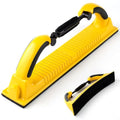 S SATC 2-3/4" x 15-3/4" Adjustable Radius Longboard Flexible Sanding Blocks with Hook & Loop Backing and PSA Sandpaper Conversion Adapter Pad for Sanding Auto Body Woodworking - style: Yellow Longboard Sanding Blocks