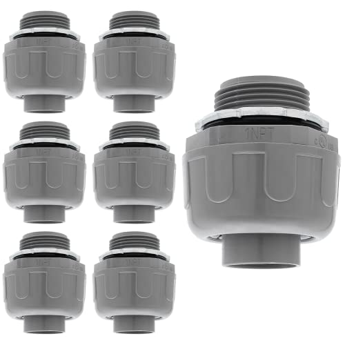 6Pcs 1 Inch NPT Liquid Tight Connector - color: 6, size: 1 Inch (180 Degree)