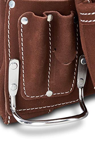 AWP Tool Pouch, Electrician Tool Pouch, Premium, Professional Multi-Pocket Organizer - size: 1 Pack, style: 10 Pocket Tool Pouch