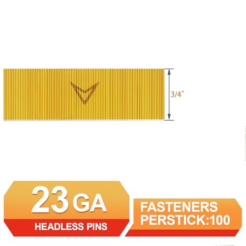 23 Gauge Pin Nails,Headless Pinner,3/4",10000pcs - size: 3/4"---10000pcs