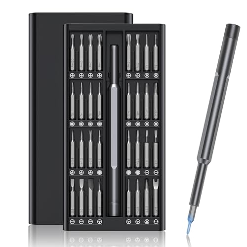 Tanson Precision Screwdriver Set 33-In-1 Small Screwdriver Set,Mini Screwdriver Kit Magnetic Professional Electronic Repair Tool for PC,Computer,Laptop,Iphone,Cell Phone,MacBook,Tablet,Watch,Glasses - color: 32 Black