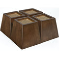 Wood Bed Risers (3 inch Pyramid) - size: 3 inch Pyramid