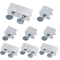 QAZXCDEW-Sliding Window Locks Sliding Window Security Lock Both Specifications are Available,for Sliding Windows（4 Single Holes and 4 Double Holes）-8pcs