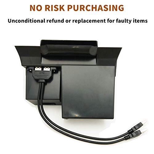 Waterproof ABS Plastic Caddy for Honda Civic Sedan 10th Gen Central Console Box Coins Trays Organizer with USB Extension Cable - Fits 2016-2021