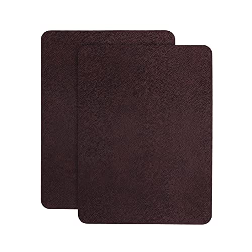 JDLUGH Sofa Leather Repair Patch Tape, 8.2x11 Inch, 2PCS, Brownish Brown - color: brownish brown, size: 8.2x11 Inch