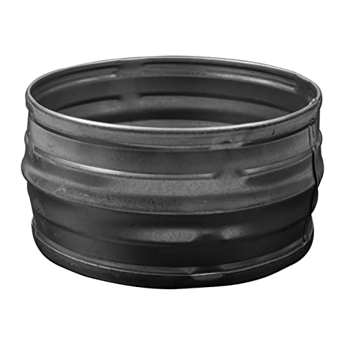 Galvanized Metal 8 Inch Duct Couplings - No Gaskets - Dryer Vent Connector - size: 8 Inch