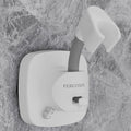 Shower Head Holder with Suction | 360° Swivel | White - color: White