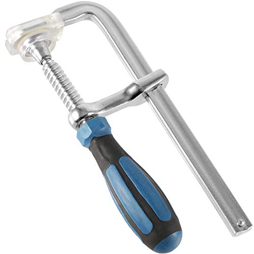 6 Pack 6 Inch Bar Clamps, Heavy Duty F Clamp, Steel Drop Forged Bar Clamps for Woodworking, Metal working, Welding, DIY Carpentry