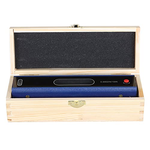 8 Inch Level for Setting and Checking Mechanical Level and Other High Precision Level Applications with Wooden Case - size: 8 Inch
